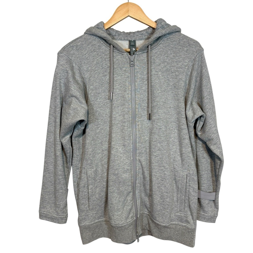 Adidas x Stella‎ McCartney Gray Hoodie Sweatshirt Zip Up Small Oversized Fit